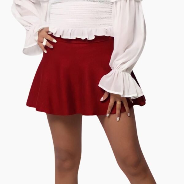 Red skirt