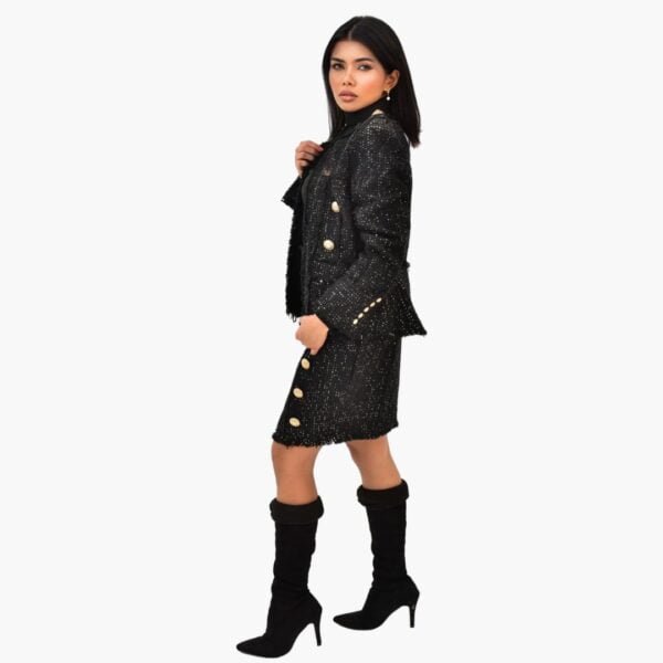 Set: Tweed Jacket + Tweed Skirt - Image 3