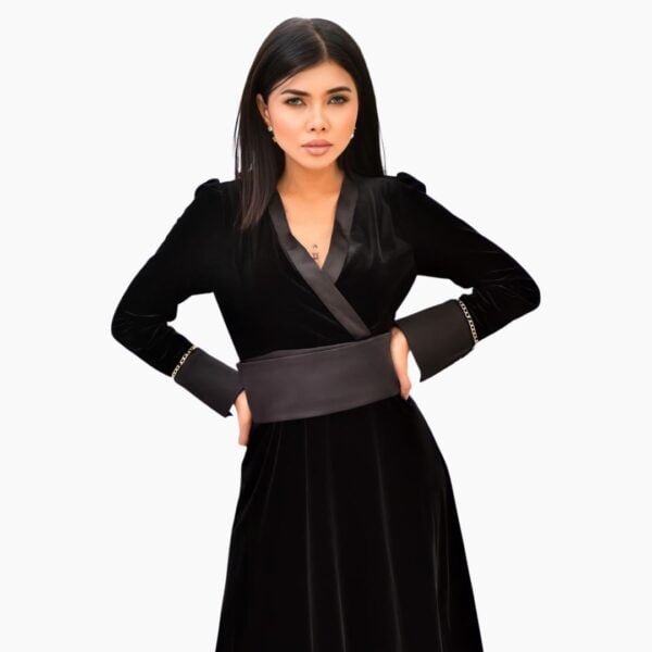 Black Velvet dress - Image 12