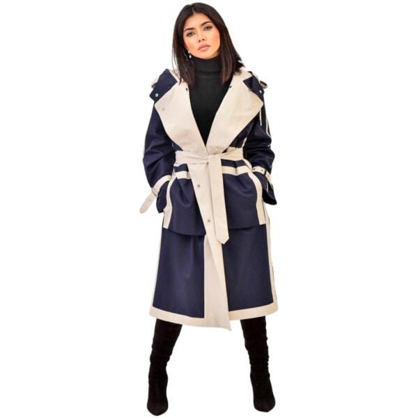 Oversize Trench Coat : Dark Blue