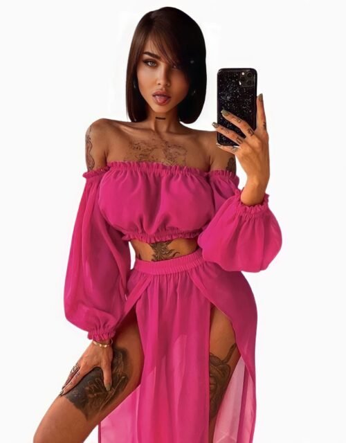 Two Pieces Beach Cover Up