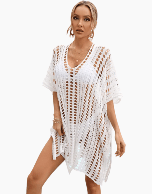 White Beach Cover Up