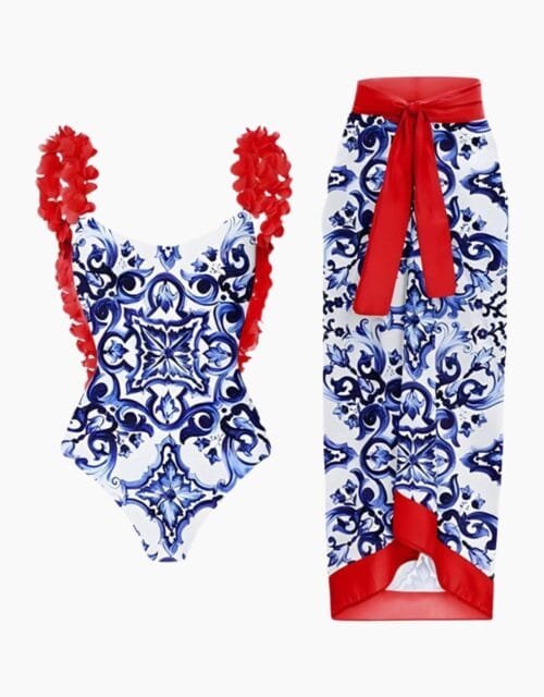 A - Swimsuit With Skirt