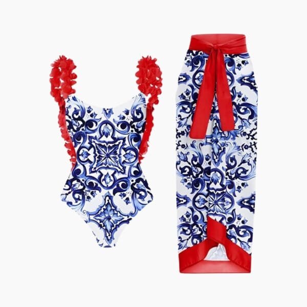 A - Swimsuit With Skirt