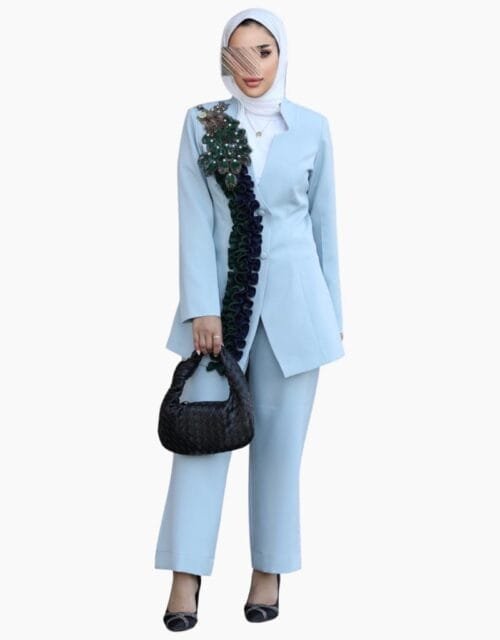 A - Blue Peacock suit