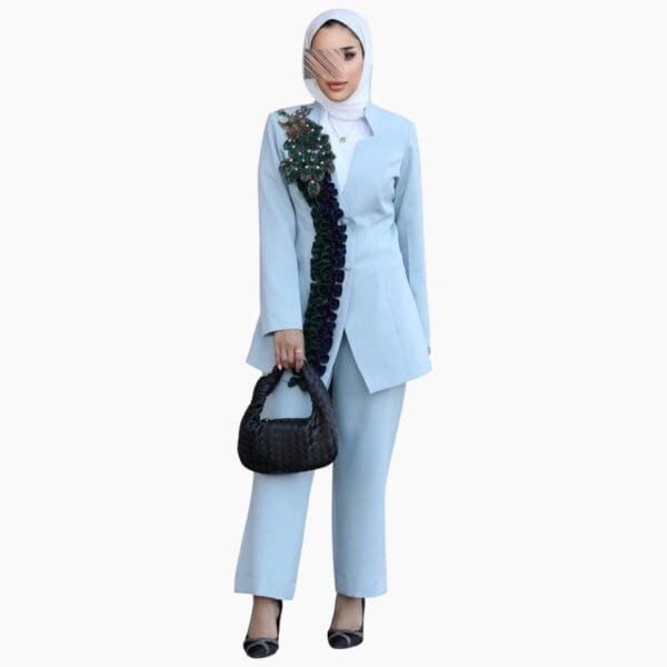 A - Blue Peacock suit