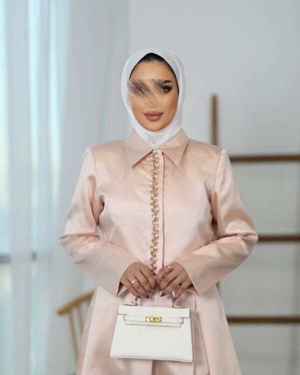 pink dress with skirt - Image 7