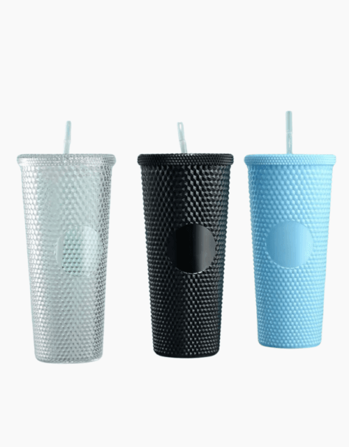 Durian Texture Double-layer Plastic Cup