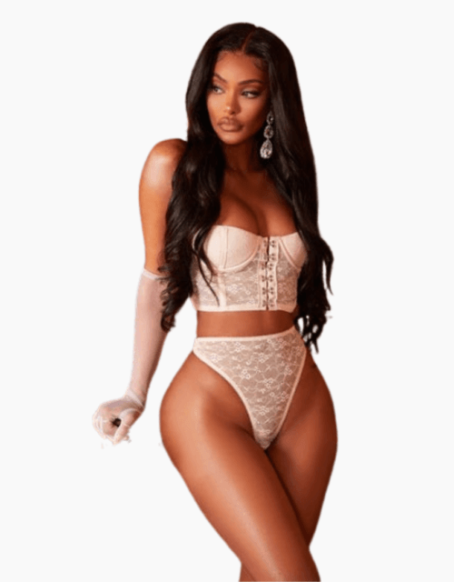 2 pieces Lingerie - Pink