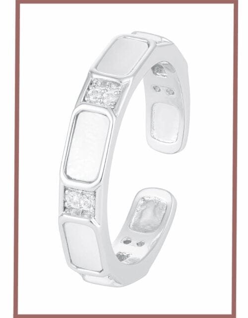 Platinum Embrace Ring