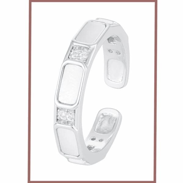 Platinum Embrace Ring