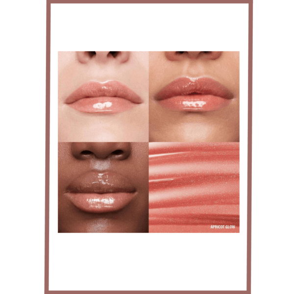 Moisture Glow Plumping Lip Serum - Apricot Glow (warm peach) - Image 2