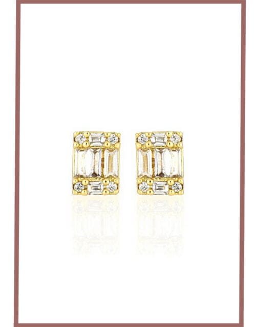 Golden Rectangle Halo Studs