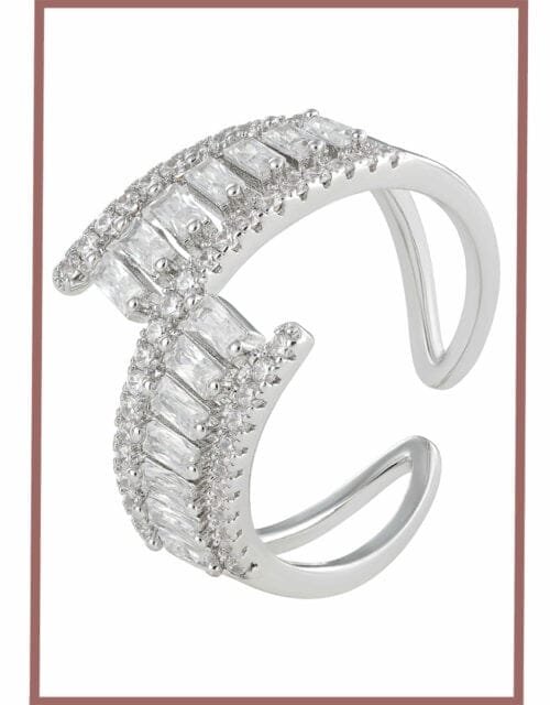 Silver Dewdrop Ring