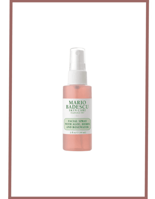 FACIAL SPRAY WITH ALOE, HERBS AND ROSEWATER