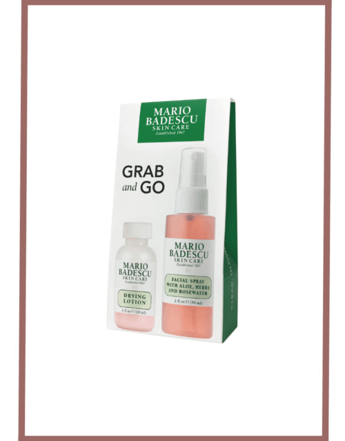 GRAB AND GO (DRYING LOTION, FACIAL SPRAY WITH ALOE, HERBS AND ROSEWATER