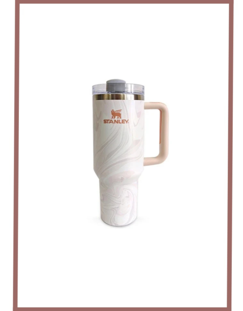 Stanley Quencher Tumbler 40 Oz Rose Red-Transparent Lid (Global Variant)